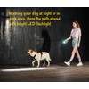 Rechargable Super Bright LED Flashlight Color Streamer Ring Anti-Tangle Retractable