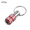 HARFINGTON 6PCS Bit Holder 1/4" Hex Shank Portable Aluminum Alloy