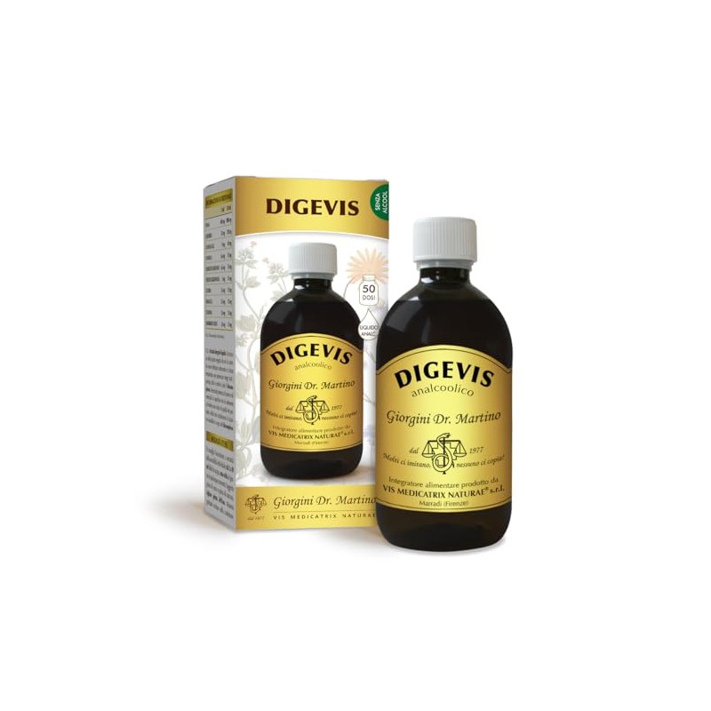 Dr Giorgini DIGEVIS liquido analcolico – 500 ml integratore a