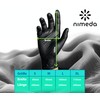 NIMEDA Nitrile Gloves M Black Pack of 100 Disposable Gloves