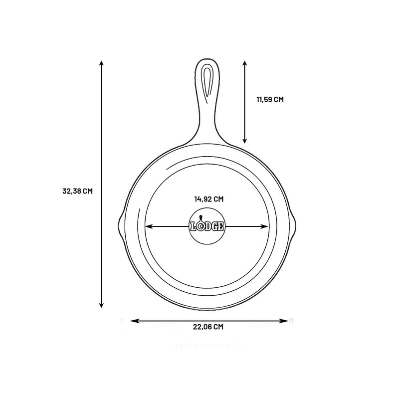 Lodge FBA_ Cast Iron, 8-Inch