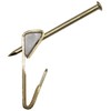 OOK 50582 ReadyNail Picture Hangers, Hassle-Free Picture Hooks, 10lbs, Brass