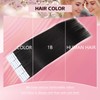Sweetmet 3rd-Generation Invisible Tape in Hair Extensions Human Hair #1B