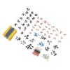 1400 Pcs Set Electronic Components Metal Film Resistor Ceramic Electrolytic