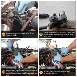 Unbranded Throttle Position Sensor Kit (TPS) For Acura Integra & Honda 16400-P0A-A11