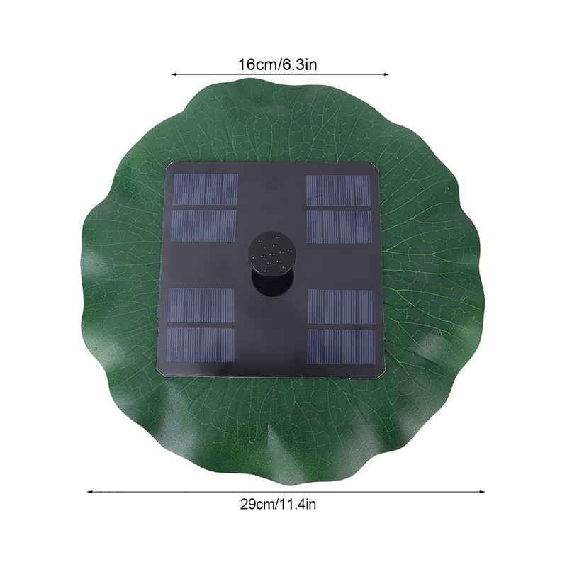 8V 1.6W Solar Powered Fountain Brushless Motor Water Pump Outdoor