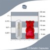 Size 0 Empty Capsules - Clear Vegan Pullulan - 500