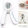 ZB.soar Pet Nail Clippers, Avoid Nails Flying Everywhere, Transparent Nail