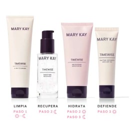 Rutina Ideal Timewise 4 Productos Mary Kay Dia/noche piel combinada a grasa