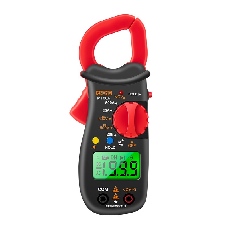 ANENG MT88A Clamp Meter Multimeter LCD Digital Universal Meter 1999