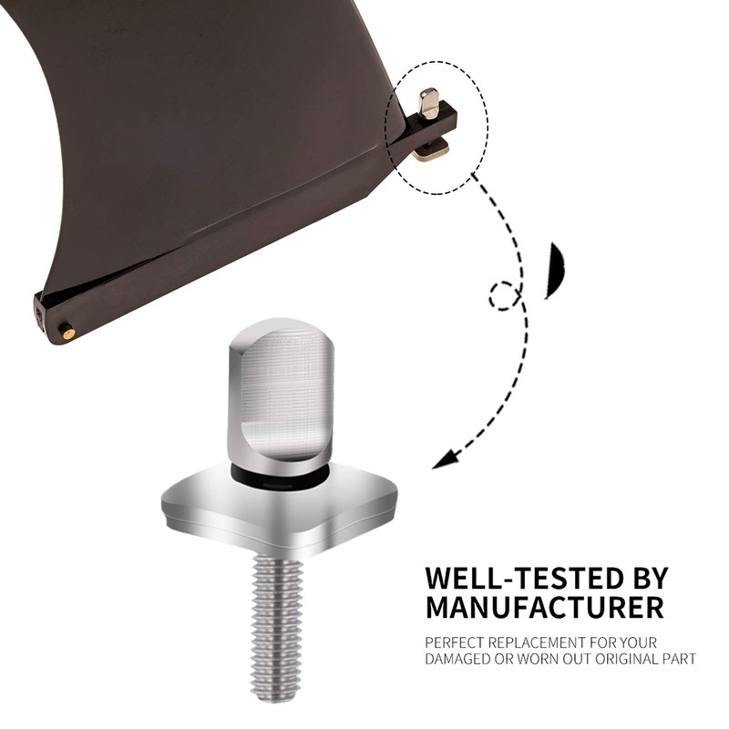 Sikawai Fin Screw 316 Stainless Steel No Tool Compatible with
