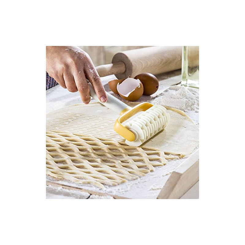 Tescoma Textured Rolling Pin Delicia, Assorted, 21.2 x 11.7 x