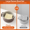 50 oz Large Ramen Bowl, Microwave Ramen Cooker Fit 2