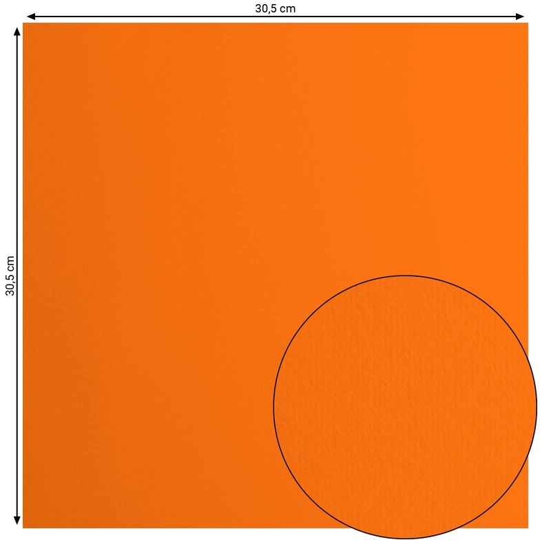 Vaessen Creative Florence Smooth Cardstock Paper, Melon Orange, 216 Grams,