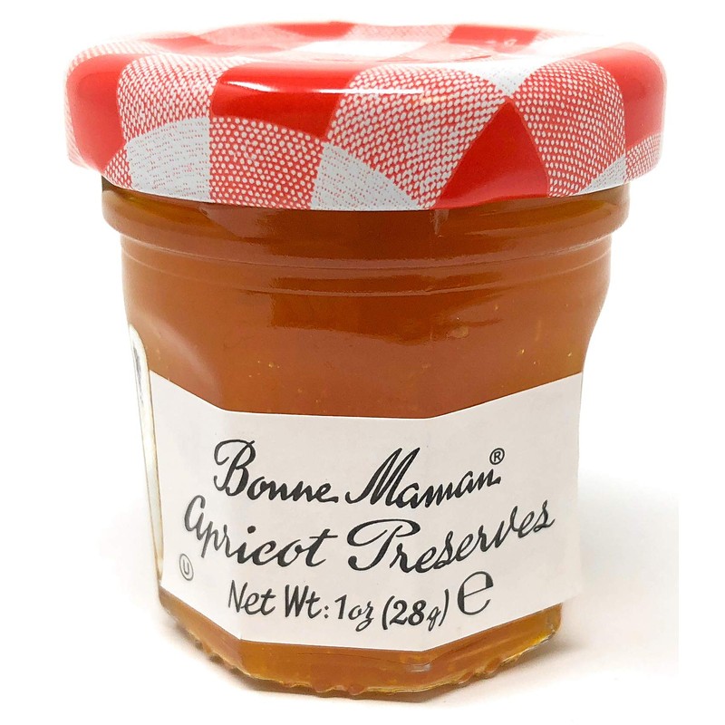 Bonne Maman Apricot Preserve Mini Jars - 1 oz x