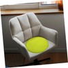 Operitacx Light Yellow Round Seat Cushion Thickened Sponge Chair Pad