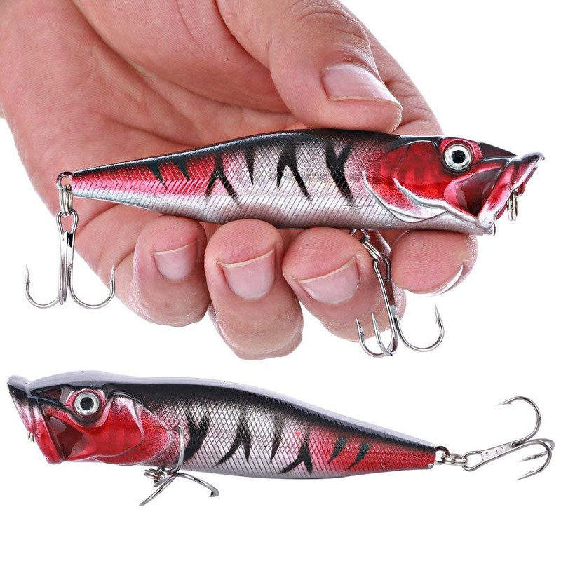 Sougayilang 10pcs Hard Plastic Floating Fishing Lures for Saltwater Freshwater