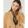 Allegra K Women's Silk Scarf, Square Scarf, Neckerchief, Bandana, Leopard