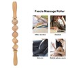 Fascia Massage Roller Meridian Dredgin Wooden Scraping Rods with 5pcs
