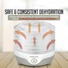 OVENTE Food Dehydrator Machine with 5 Stackable Clear Trays and