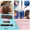 Rainbow Braiding Hair Extensions 24inch Pastel Hair Braids 3Packs Soft