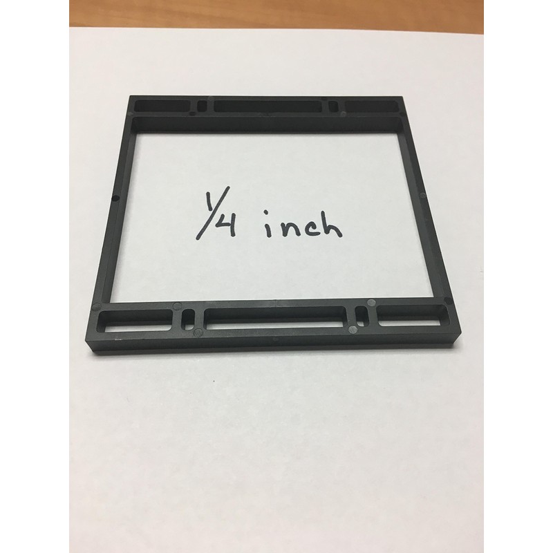 Electrical Box Spacers Double Gang 1/4 inch 5 pack