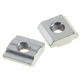 30Pcs 3030 Series T Sliding Nuts Hammer Nut Block Square Nuts M8 T Nuts for 3030 Aluminum Extrusion Profiles T Slot 8mm，for CNC Router Build Rail 3D Printer (m8)