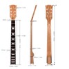 Wood Electric Guitar Neck 22Frets Rosewood Fingerboard with Trapezoidal Inlay