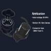 Fsdatongdazi Motorcycle Adapter Accessory Kit Wiring Harness + Mount Bracket