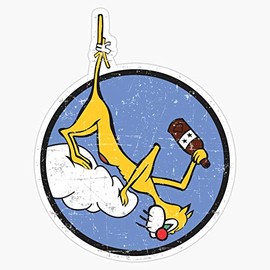 Vf-9 Cat O'Nines Usn Squadron - Grunge Style Sticker Outdoor Rated Vinyl Sticker Decal for Windows, Bumpers, Laptops or Crafts 5"