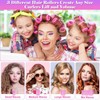 Hiving Hair Curlers Rollers with Clips, 28 Pcs Self Grip
