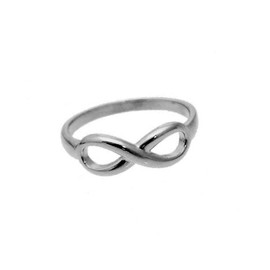 apop nyc 925 Sterling Silver Infinity Ring Size 5 [Jewelry]