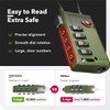 TSA Luggage Locks with Alert Indicator – 4-Digit Travel Padlocks