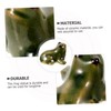 Levemolo Outdoor Garden Frog Statue Ceramic Frog Figurine Animal Sculpture