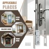 Bwintech Satin Nickel 7250 Mortice Lock Stainless Steel Euro Hole