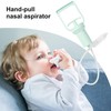 Nasensauger,Nasensekretsauger,Reisefreundlicher Nasenreiniger,Nasal Aspirator,Nasenpumpe,Hand Powered Nose Sucker,Tragbarer Handabzieher,Nasenreiniger mit Weichem Saugkopf
