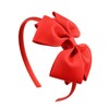 Ecuupas Red Bow Headband,Fashion Bows Hair Band,Fall Hair Hoop Bowknot,Women Girls Headpiece Hair Accessories for Fall Theme,Birthday,Thanksgiving Party Decorations(04)