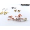 Clip Ohrringe Adapter Ohrclips Konverter Ohrring Clips siber rosegold gold