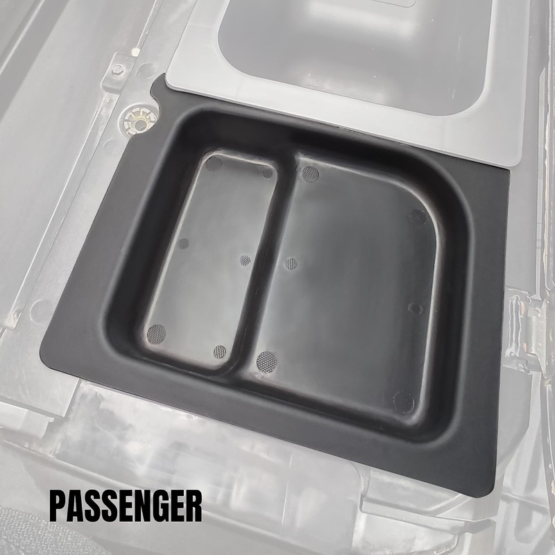 LDETXY Left & Right Under Seat Storage Box for Polaris