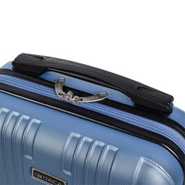 ITACA - Vanity Case Hard Shell - Durable and lightweight Beauty Box Hard Shell - Stylish and Inexpensive Vanity Case Large - Travel Makeup Case Made of Materials - Design and Distribute, Blue Sapphire