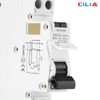 CILIA Residual Current Switch 30mA 1P+N 6kA, FI Switch with
