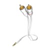 inakustik 0031000075 Star Jack Adaptor 3.5 mm Jack to 2