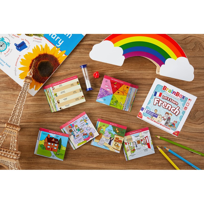 BrainBox Let's Learn French | Fun & Educational Card Game