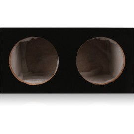 Belva Dual 10-inch Car Subwoofer Box Sealed 3/4-inch MDF Prelined Polyfil