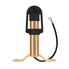 AOHEWEI Beacon Mounting Bracket, Flexible DIN Pole Metal Bracket with Wire and Protective Cap for Flashing Rotating Warning Light for Forklift Tractor