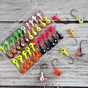FUSIGO Fishing Jig Heads Hooks Kit Assorted Round Jig Head