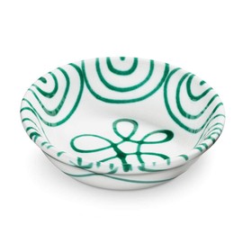 GMUNDNER KERAMIK Müslischale klein Füllmenge : 0.2 Liter Grüngeflammt Geschirr, handgemacht in Österreich