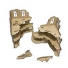 Pwork Wargames Urban Ruins 02 - Destroyed Cityscape for Miniatures