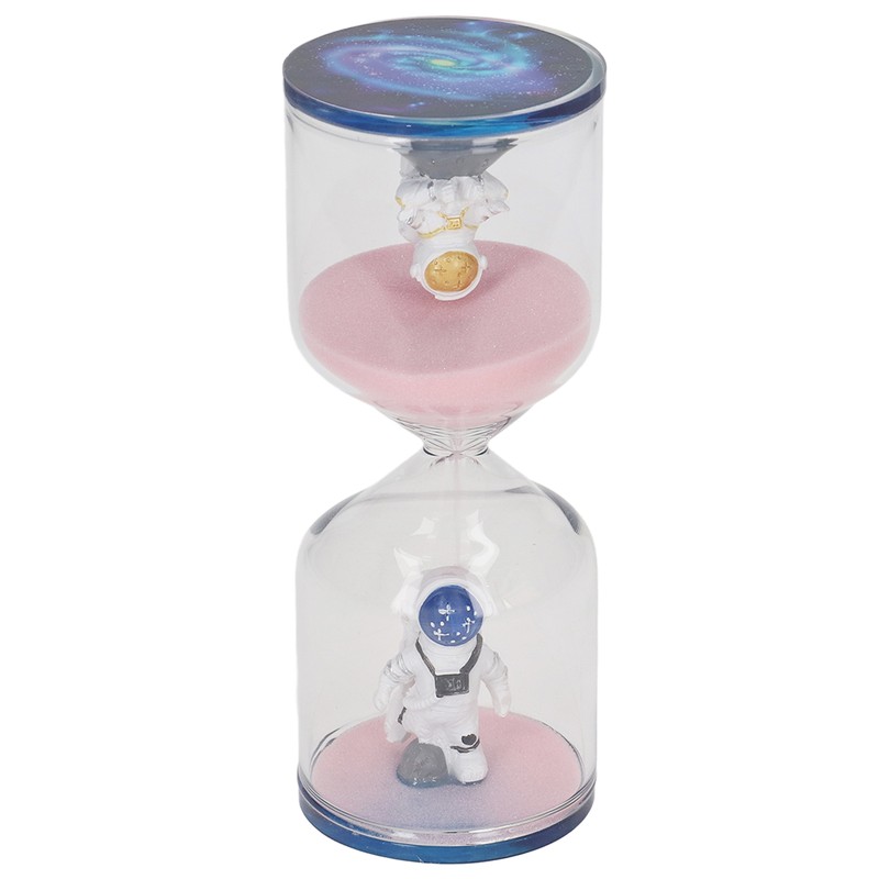 Decorative Sand Timer Clock Space Man Educational Hourglass for Office