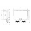 Knightsbridge Remote Controlled IP66 13A 2G outdoor Socket Black OP9R